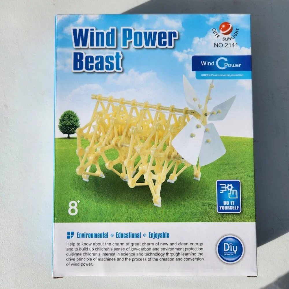 NEW STEM Wind Power Automaton Toy Science Energy Project Craft Kit  Brand new